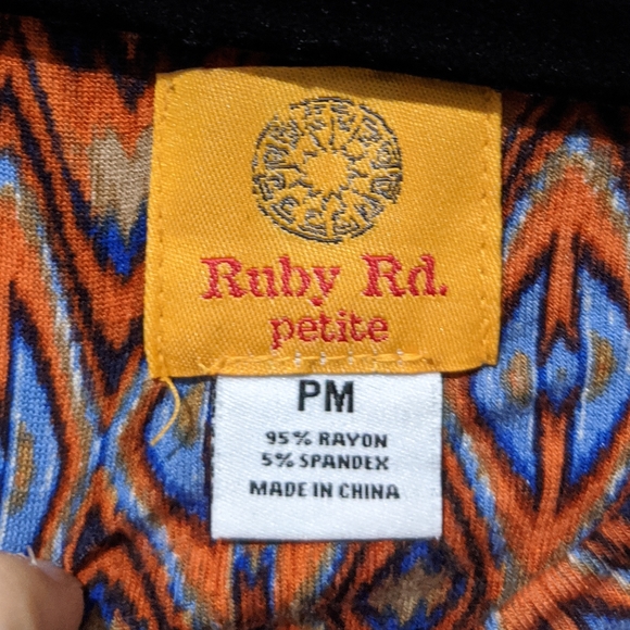 Ruby Rd Cowl Neck Blouse - Picture 3 of 4